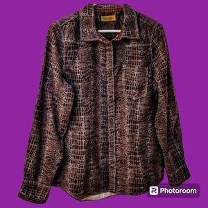 Legacy FALLS Alligator Western Snap Cowgirl Rodeo Show Shirt